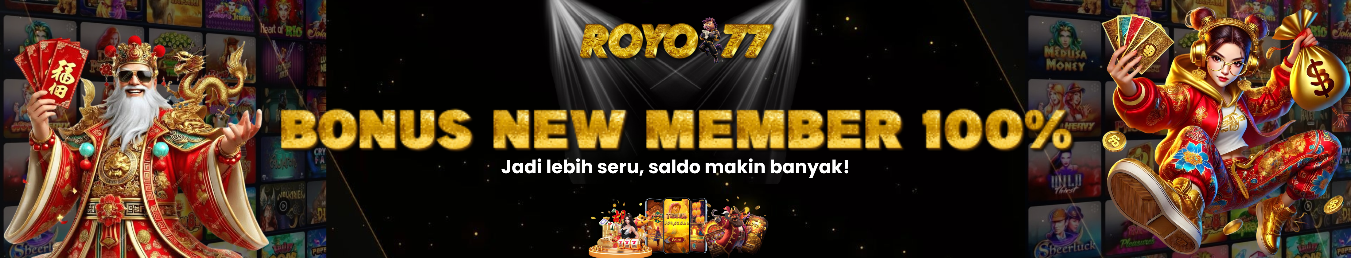 BONUS NEW MEMBER 100%